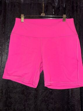 lululemon athletica Hot Pink High-Rise Bike Shorts